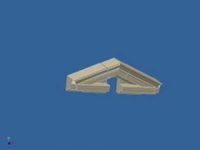 AutoCad drawing 5: Fronton